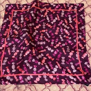 COPY - Kate Spade Candy Print Scarf - Pink and Purple